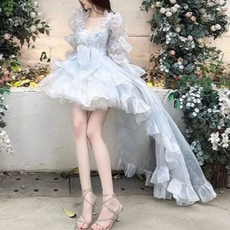 Women Formal Wear For Graduation - Платье из фатина в стиле Sweet