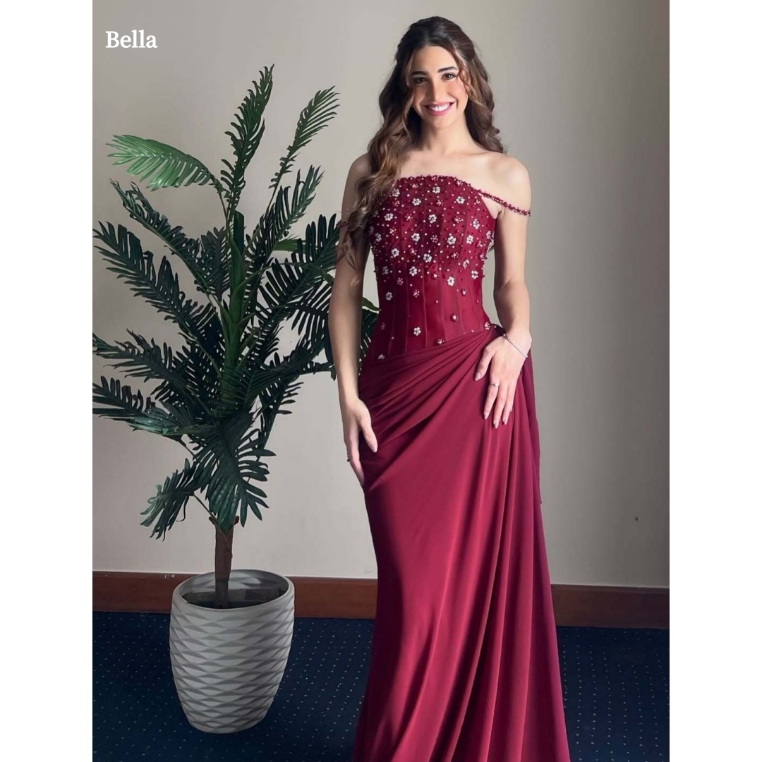 Women Formal Wear For Graduation - Вечерние платья Bella из атласа с