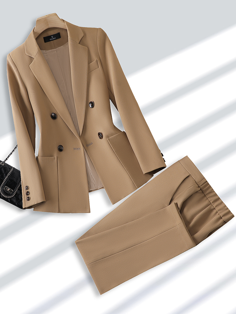 Women Formal Wear Blazer Set - Костюм брючный женский деловой из блейзера