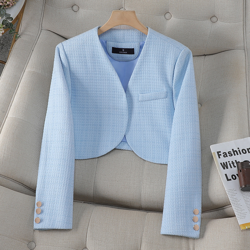 Women'S Formal Wear Cardigan - Модный женский деловой пиджак, женский белый,