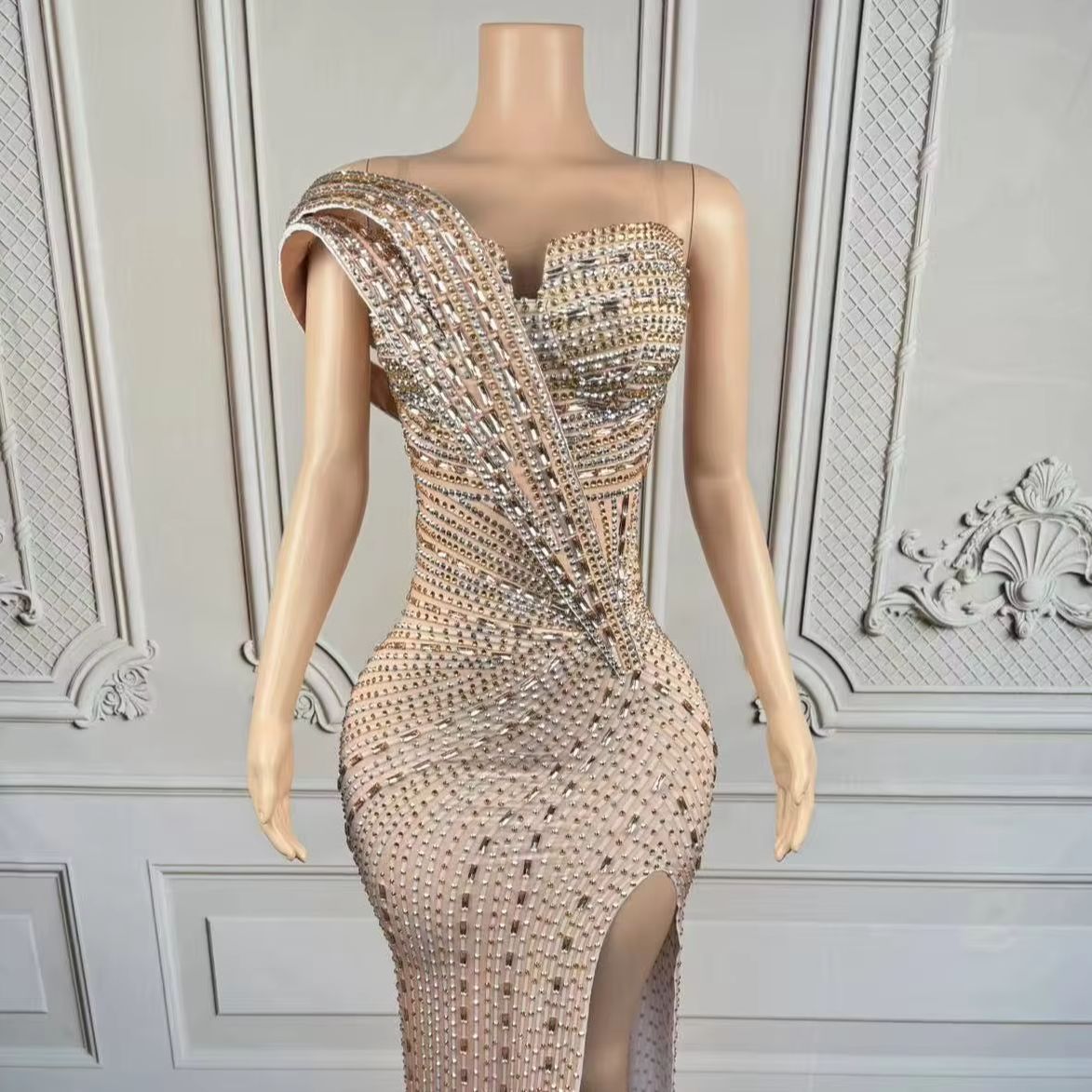Xiangbin блестящие кристаллы в – обзор и цена Women Formal Wear For Graduation