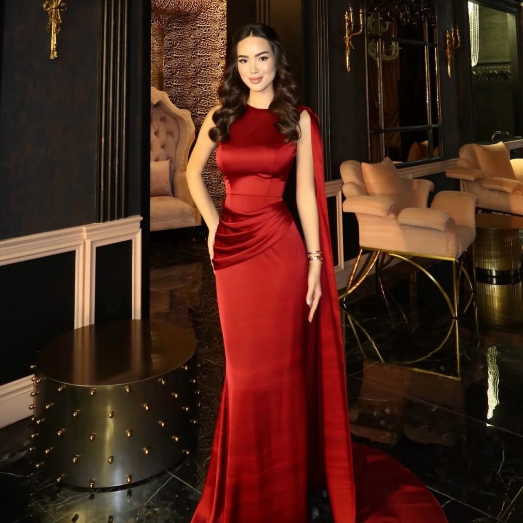 Красное атласное вечернее плат – обзор и цена Women Formal Wear For Graduation