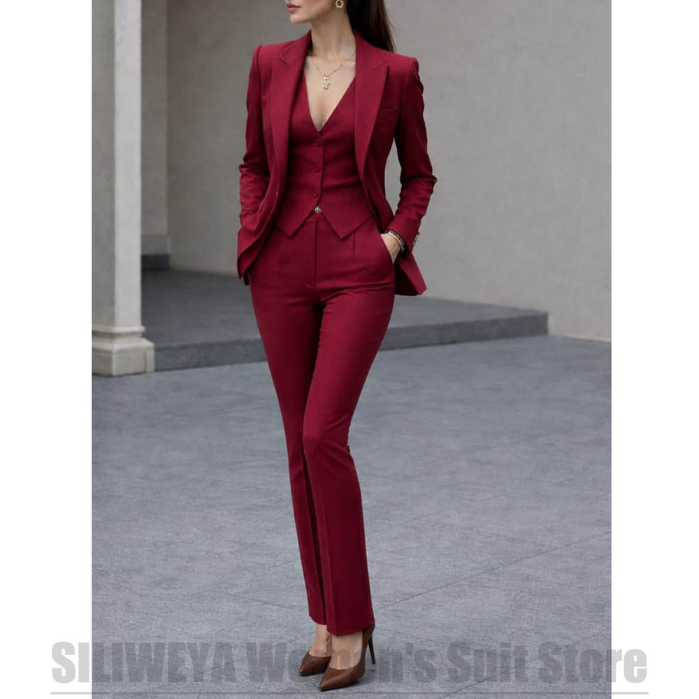Женский костюм-тройка: пиджак, – обзор и цена Women Formal Wear Blazer Set